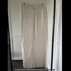 NWT Banana Republic wide leg linen pants, 0